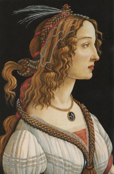 portrait of simonetta vespucci as nymph